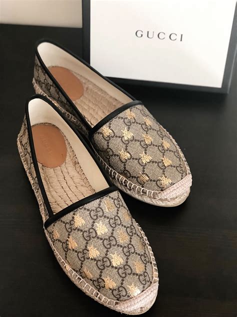 gucci espadrilles bee|gucci women espadrilles.